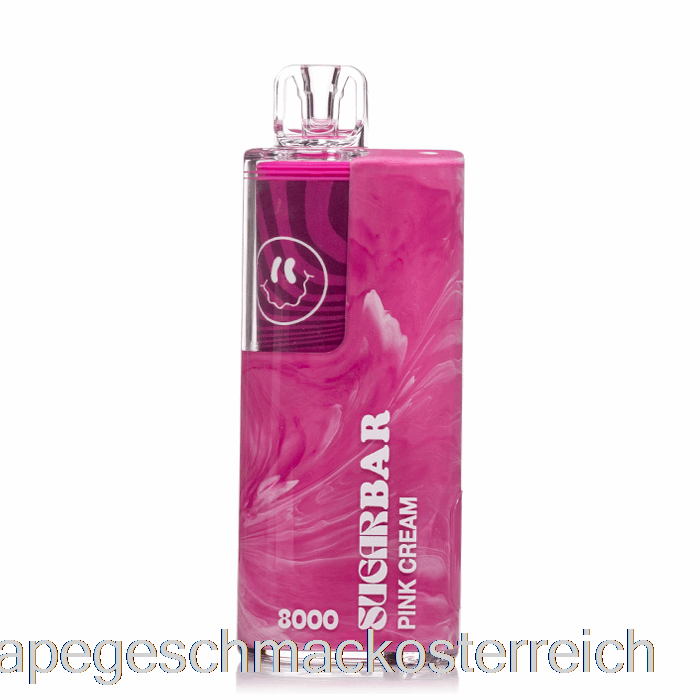 Zuckerriegel SB8000 Einweg-Rosa-Creme-Vape-Geschmack
